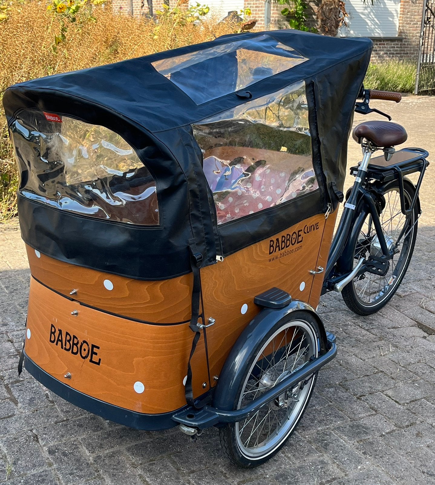 Bakfiets Babboe Curve - E (Elektrisch), Autres marques, Bâche, Enlèvement, Utilisé