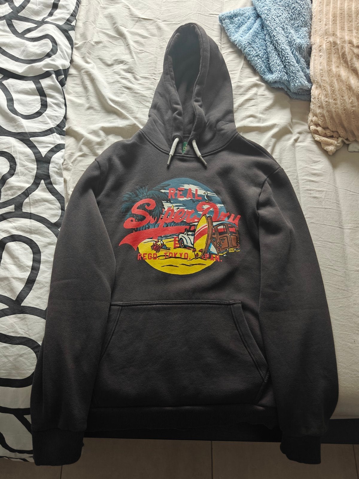 Zwarte hoodie Superdry, Enlèvement ou Envoi