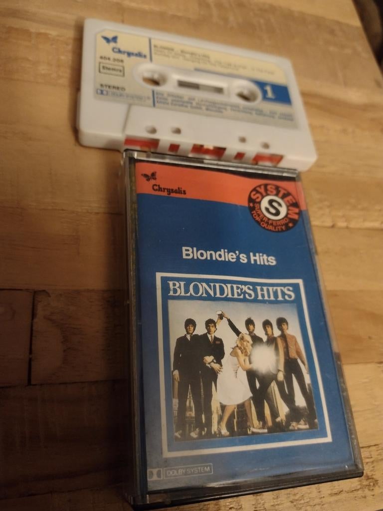 MUZIEK CASSETTE: BLONDIE: BLONDIE'S HITS (Denis-Atomic ...), Cd's en Dvd's, Cassettebandjes, Gebruikt, 1 bandje, Ophalen of Verzenden