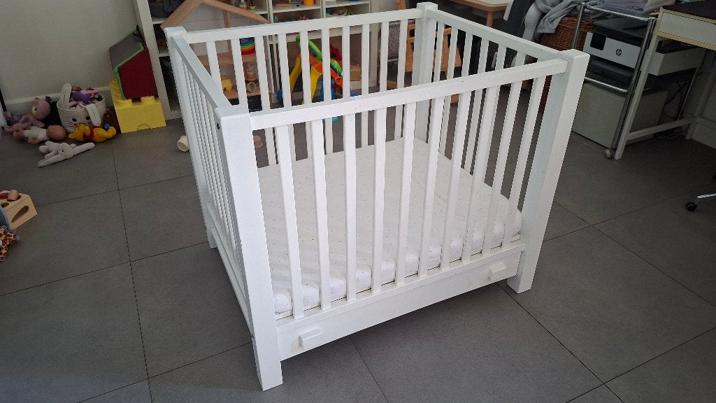 Babypark, Ophalen, Gebruikt, Rechthoekig, In hoogte verstelbaar