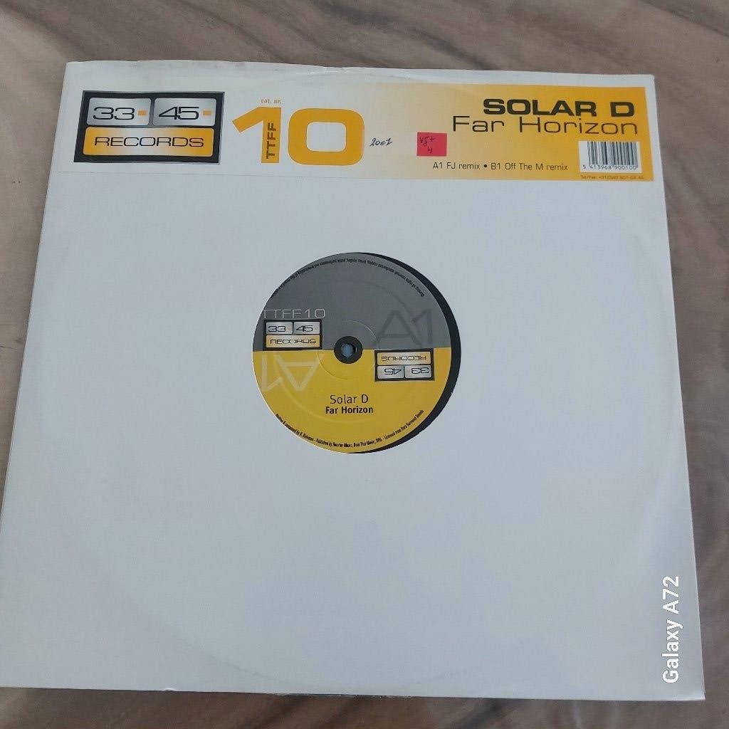 solar d far horizon 12 inch maxi, Cd's en Dvd's, Vinyl | Dance en House, Gebruikt, Trance, Ophalen of Verzenden, 12 inch