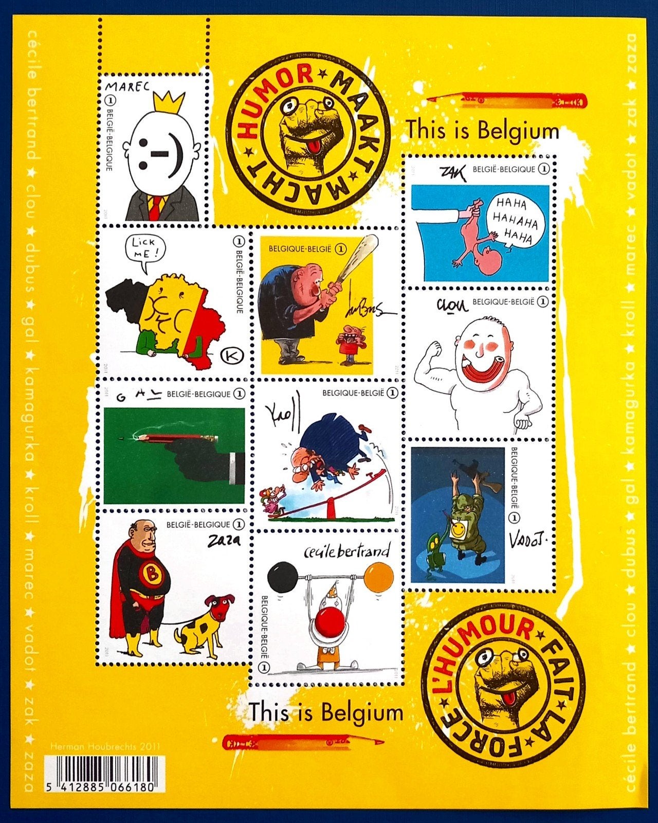 2011 Dit is België - Blok 189 MNH**, Verzenden, Orginele gom, Postfris, Postfris