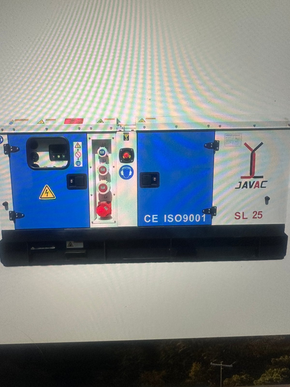 Silent dieselgenerator 2440 draaiuren, Enlèvement, Utilisé, Hyundai