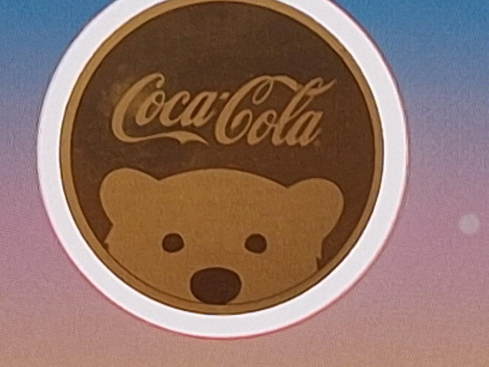 Ours polaire Coca-Cola de 3 000 francs CFA — Pièce de collec, Enlèvement ou Envoi