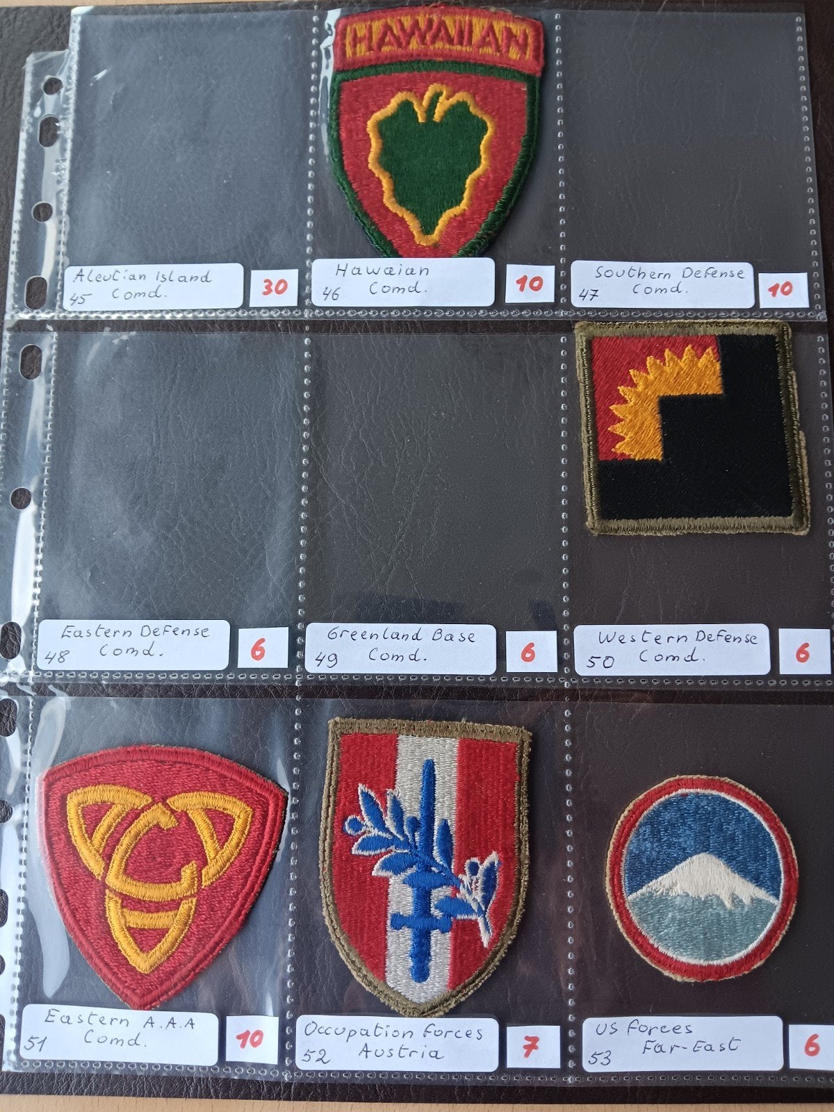 us ww2 patches, Enlèvement ou Envoi