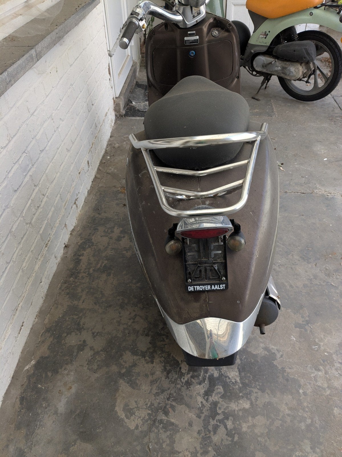 scooter voor onderdelen, Ophalen