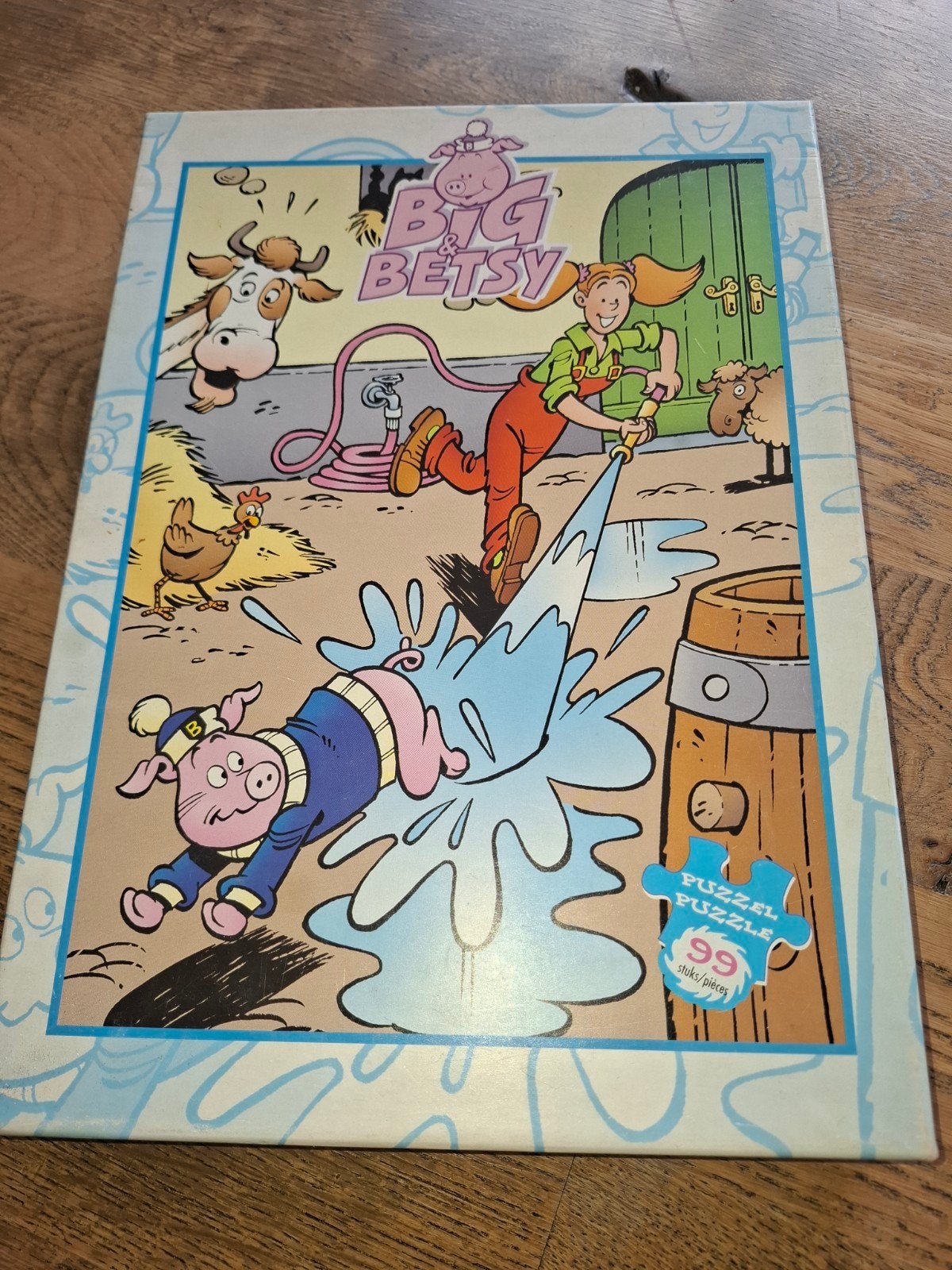 puzzel Big & Betsy, Ophalen, Meer dan 50 stukjes, Zo goed als nieuw, Van hout