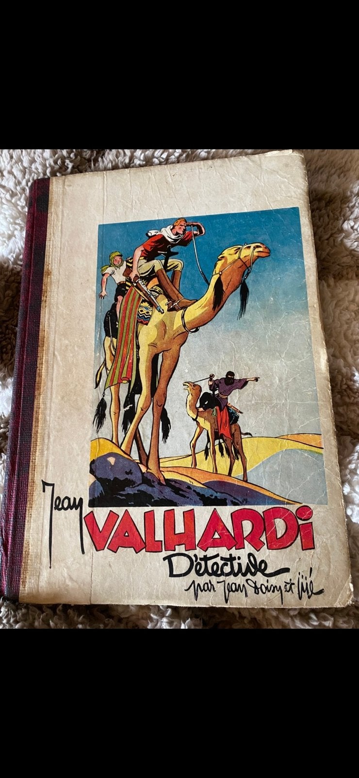 Album ancien Jean Walhardi détective Jijé BD Spirou, Une BD, Enlèvement ou Envoi, Utilisé