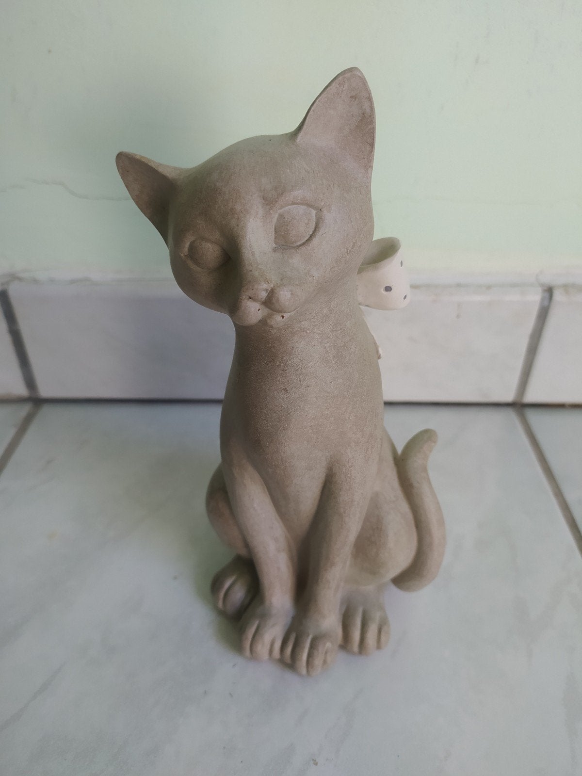 statue chat, Enlèvement