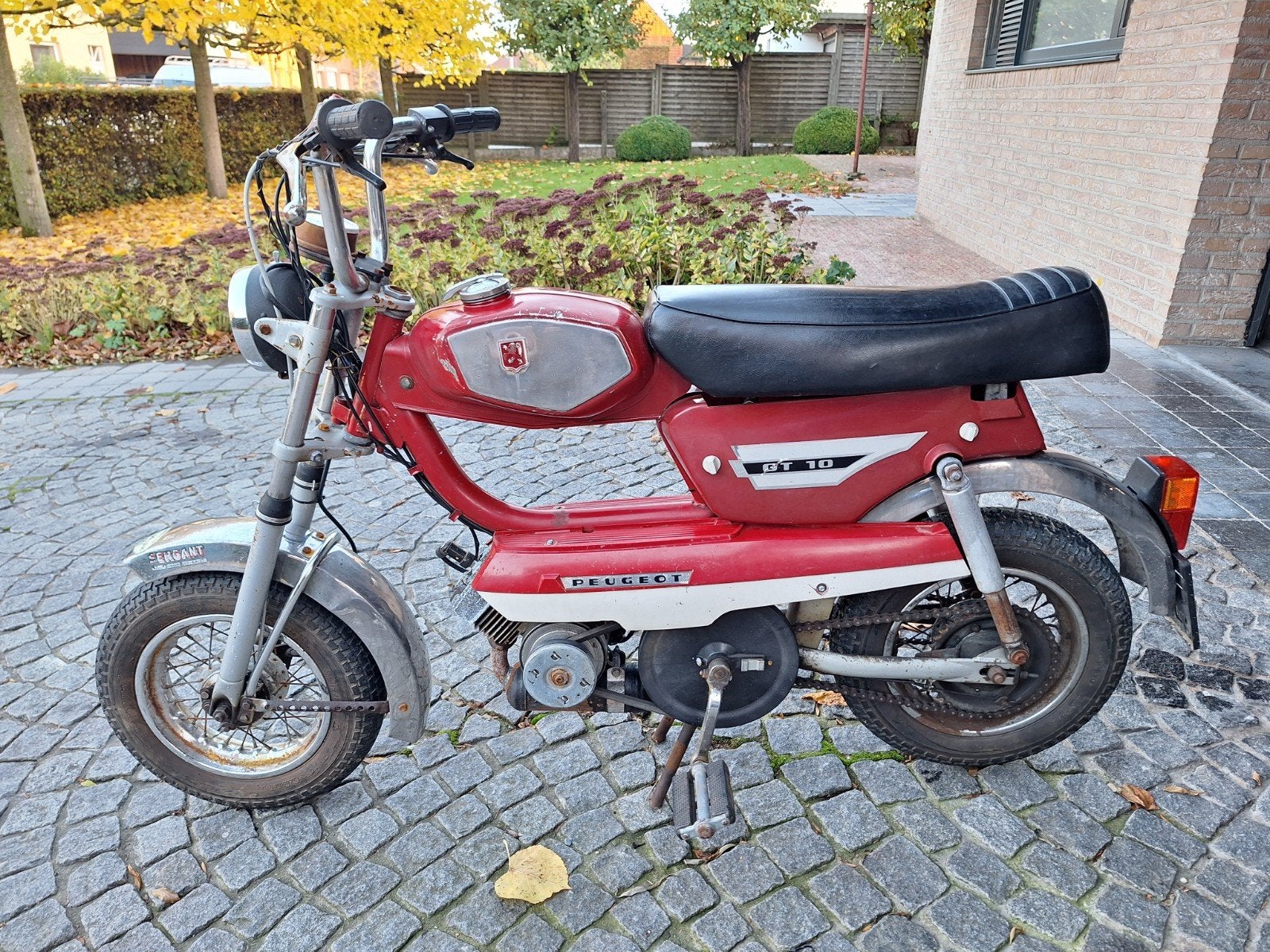 Brommer Peugeot GT10 50cc, Ophalen