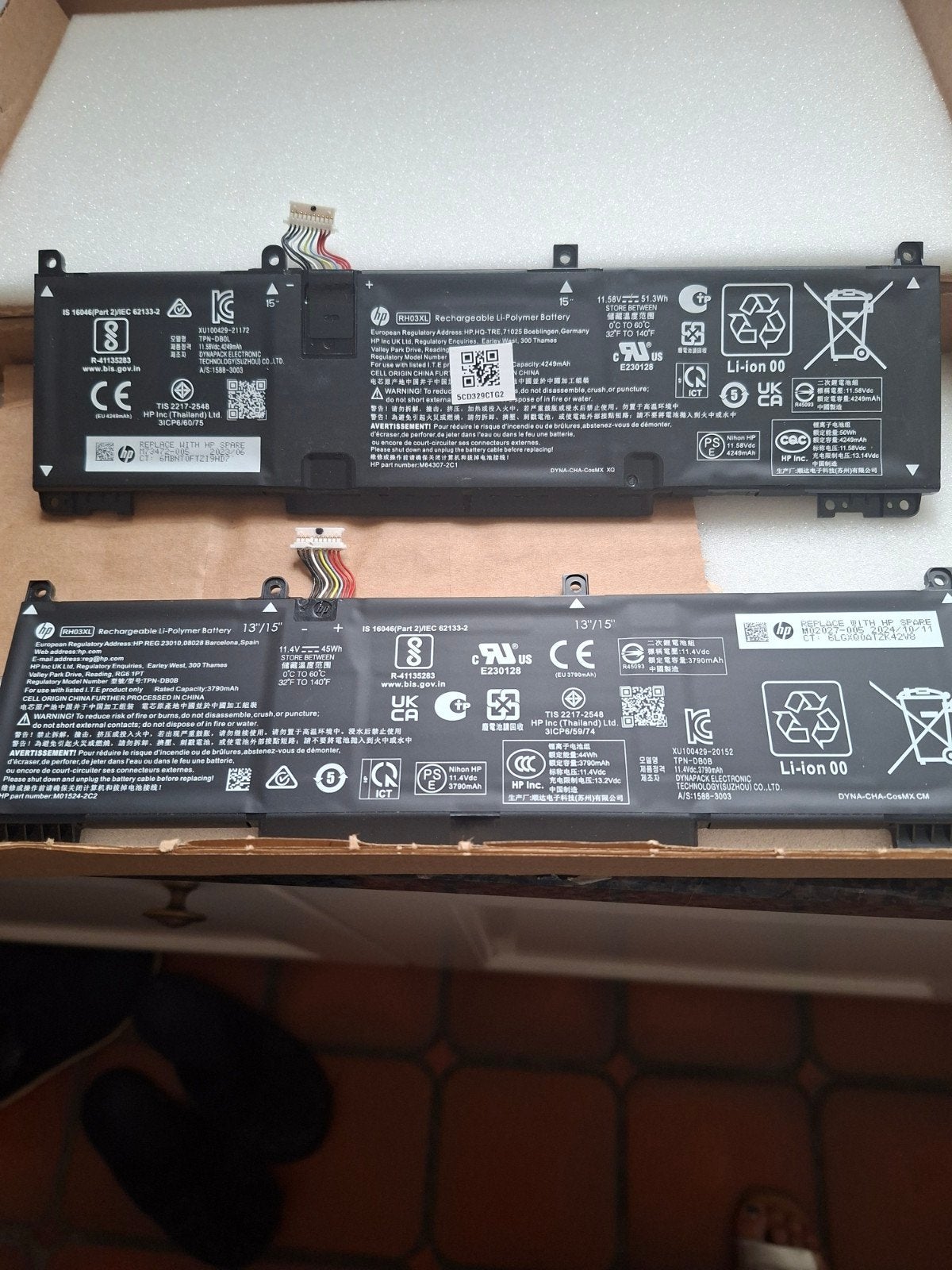 HP batterij laptop, Ophalen, Nieuw, HP