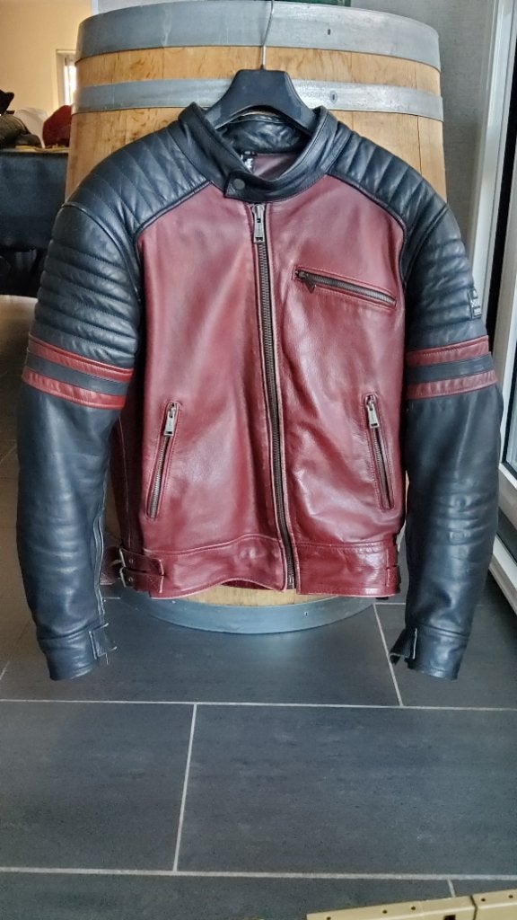 Veste cuir HELSTONS taille L, Motoren, Ophalen, Tweedehands, Heren, Jas | leer
