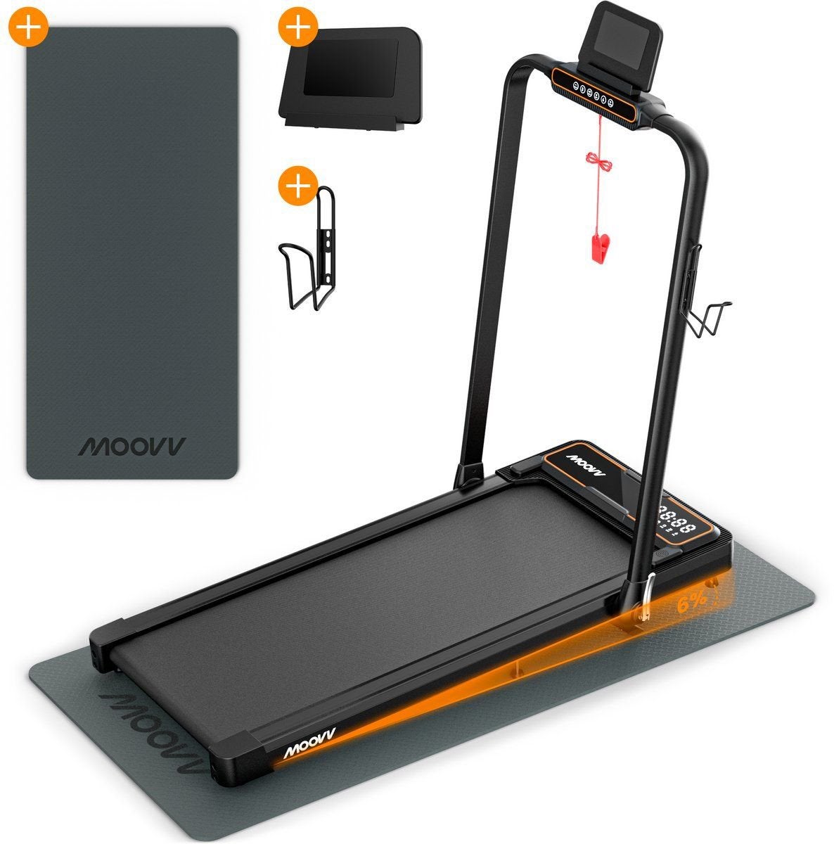 Loopband - wandelband Moovv SmartStep Pro v3 Incline, Ophalen, Loopband