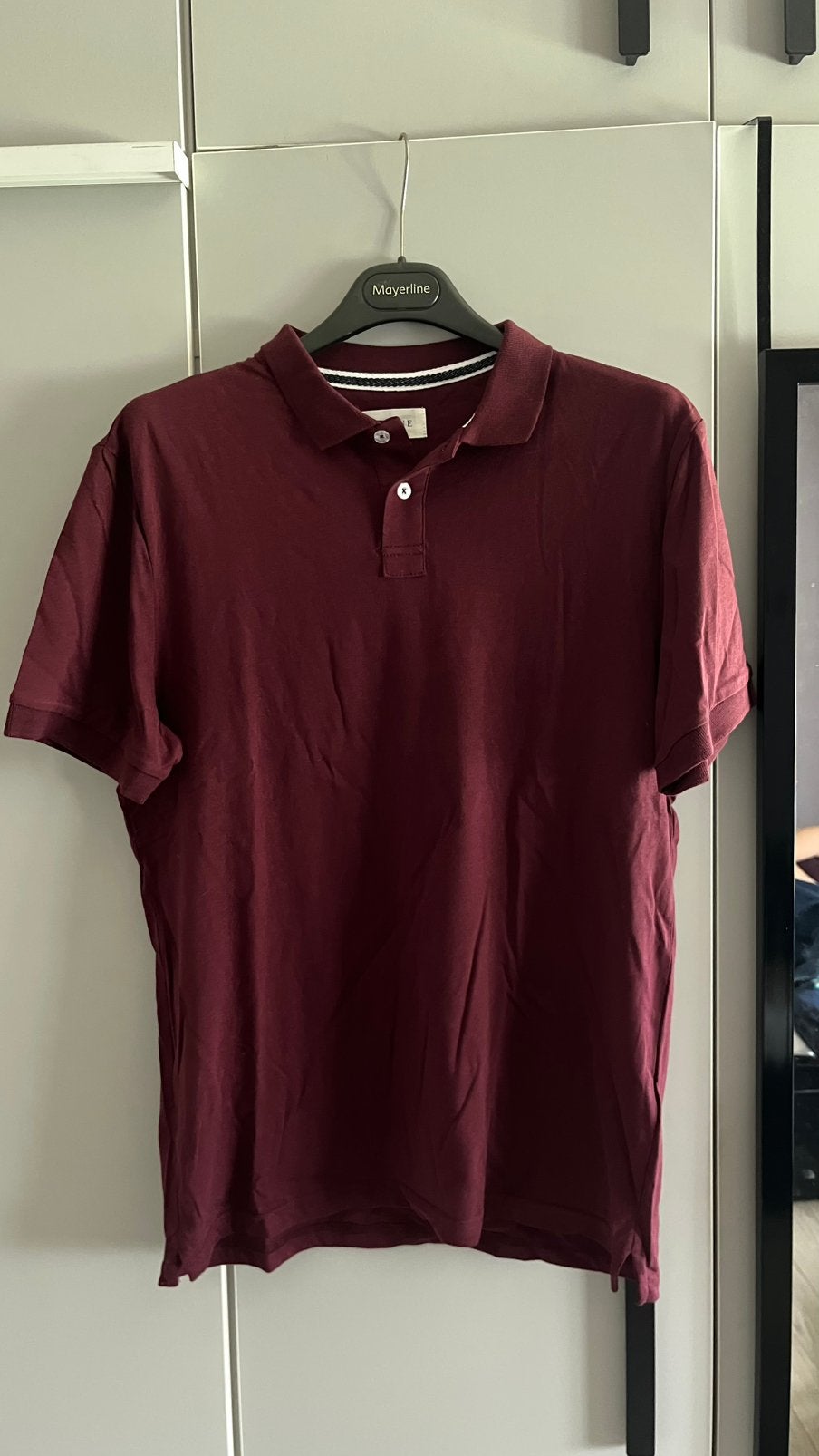 Bordeauxrode polo, Vêtements | Hommes, Polos, Enlèvement, Neuf, Taille 48/50 (M), Autres couleurs