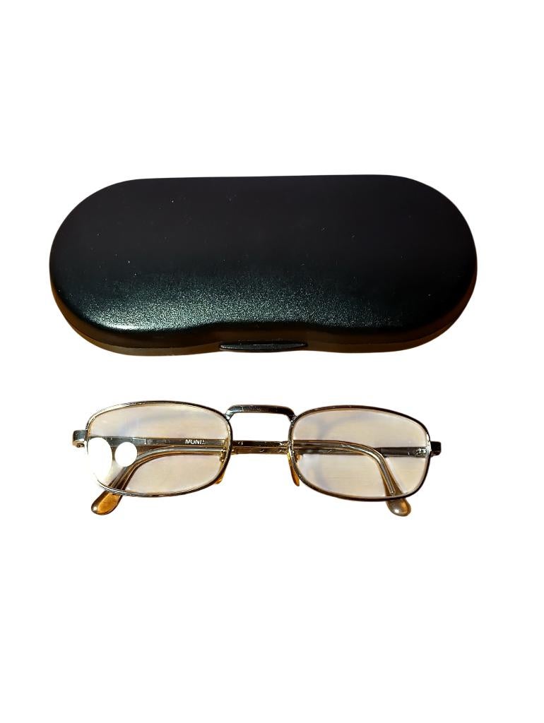 Monture de lunettes avec boîte vintage année 90, Enlèvement