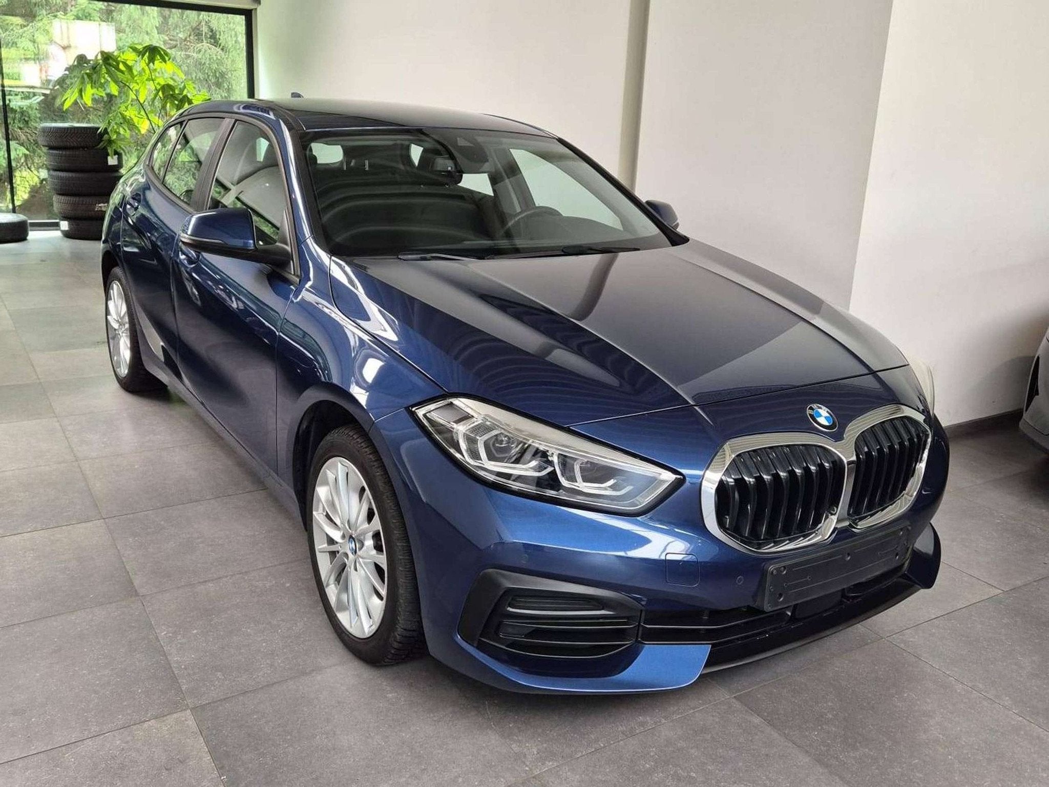 BMW 116 116i, Auto's, Automaat, Zwart, Blauw, Bedrijf