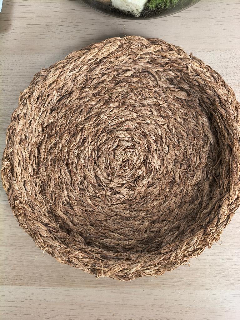 Boltze schaal/mandje handmade, Ophalen, Overige materialen, Schaal, Rond
