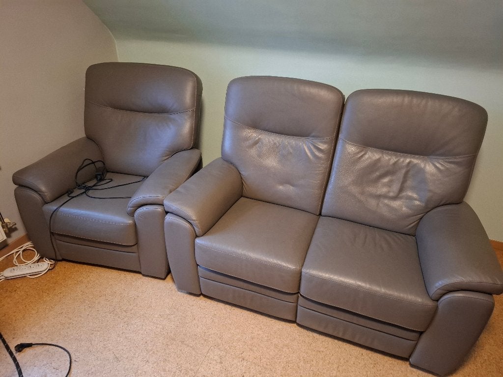 lederen relaxen, Enlèvement, Comme neuf, Cuir
