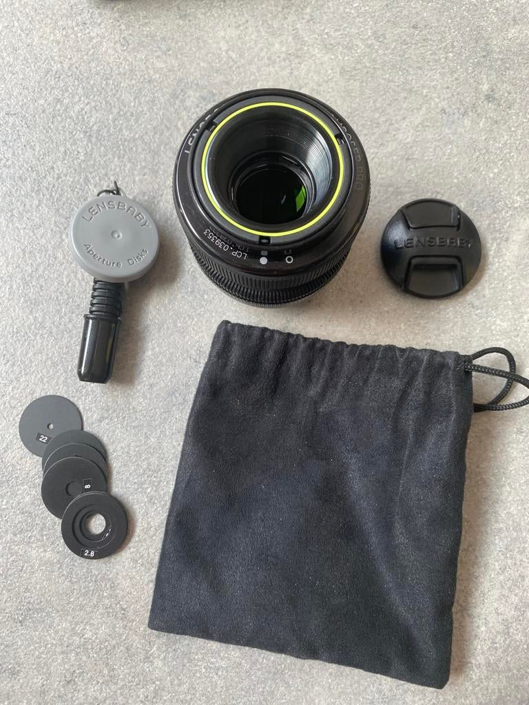 Lensbaby composer pro micro four thirds, Ophalen of Verzenden, Gebruikt
