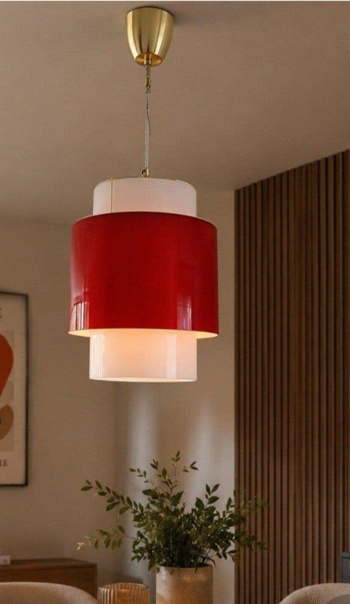 Vintage hanglamp Gärdskär H37cm diameter 27cm Zweedse design, Ophalen