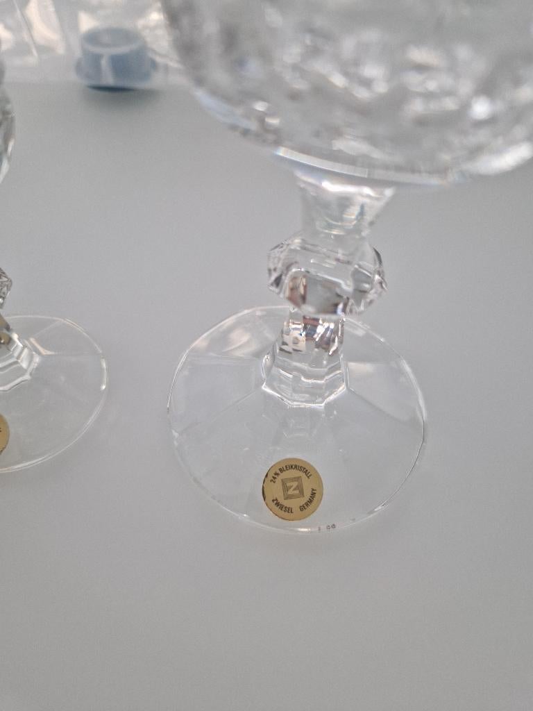Glazen set 24% bleikristall zwiesel Germany, Antiek en Kunst, Ophalen
