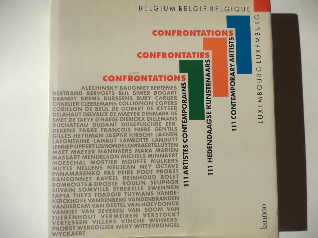 111 hedendaagse kunstenaars België &Lux confrontaties LANNOO, Boeken, Ophalen of Verzenden