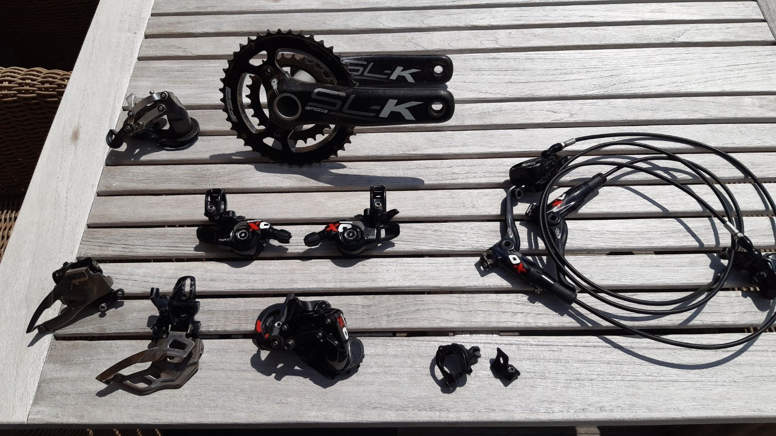 Sram X0 groepset 2x10, Fietsen en Brommers, Gebruikt, Gravelbike, Overige materialen, Overige typen