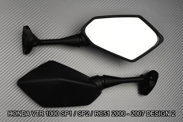 Rétroviseurs pour HONDA VTR 1000 SP1 SP2 / RC51 2000 - 2007, Enlèvement ou Envoi, Neuf