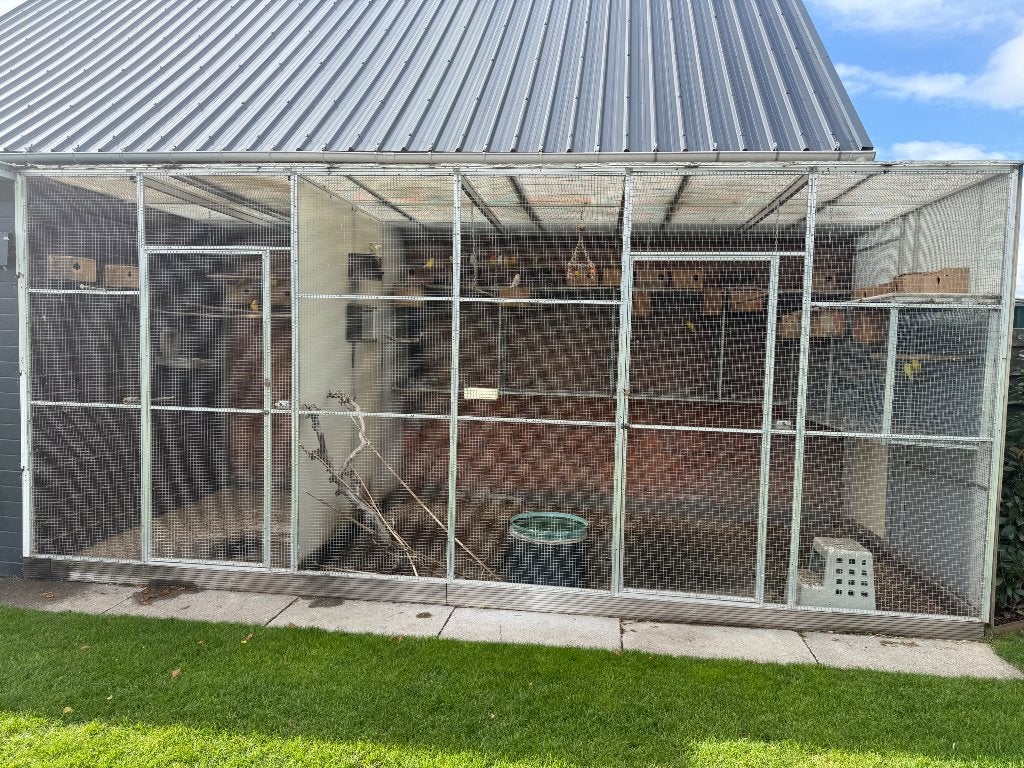 Voilere, Dieren en Toebehoren, Ophalen, Gebruikt, Aluminium, Volière
