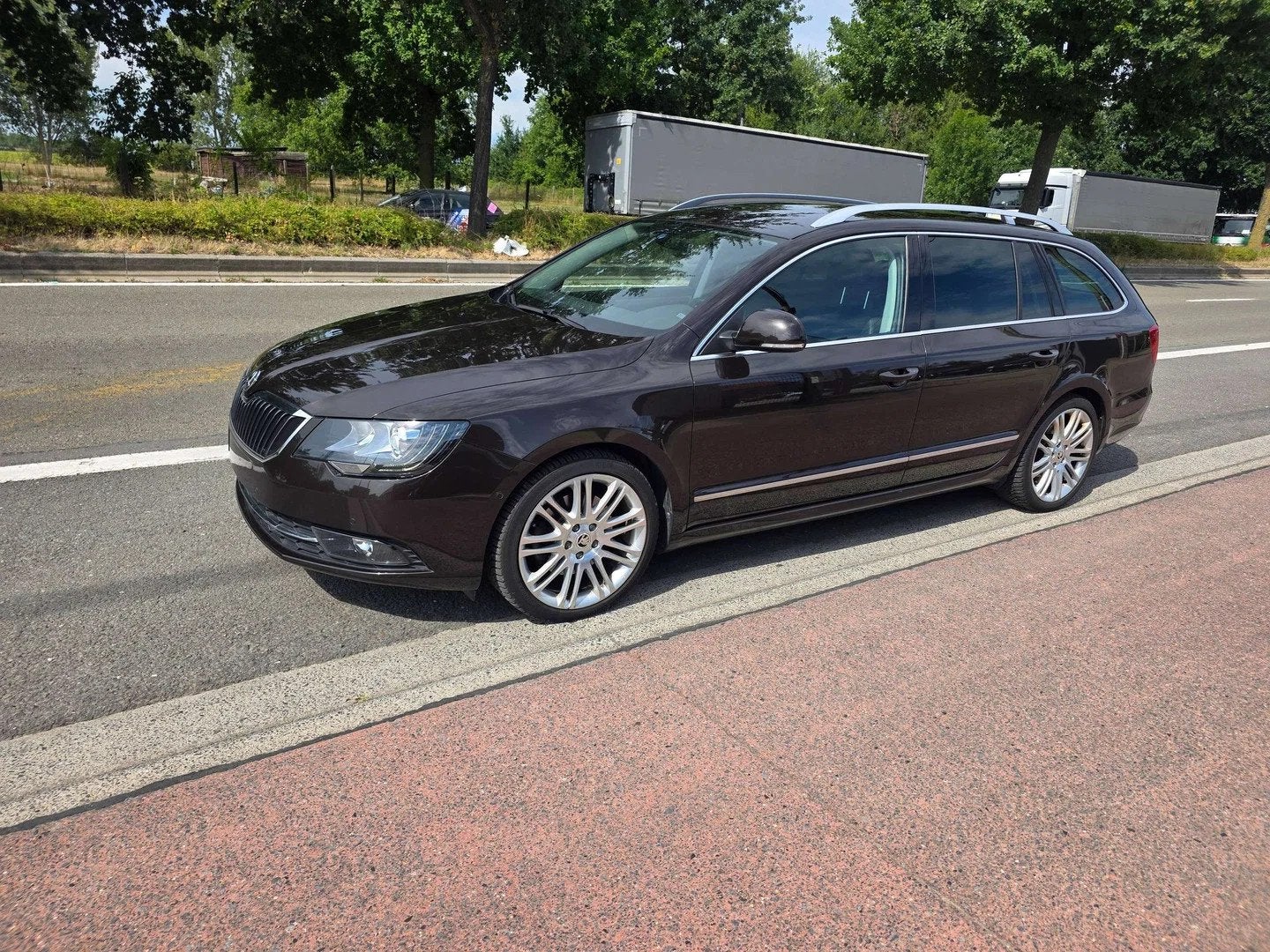 Skoda Superb SW 2.0 CR TDi Elegance 1EIG IN ZEER GOEDE STA, Autos, Skoda, Cuir, Euro 5, Achat, Entreprise