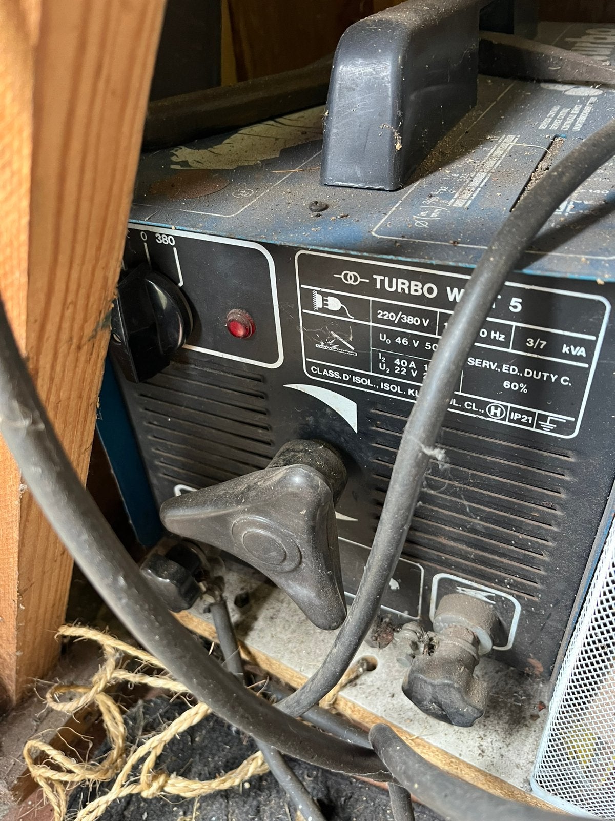 Laspost deca turbo watt5, Doe-het-zelf en Bouw, Gereedschap | Lasapparaten, Ophalen, Gebruikt, 150 tot 250 ampère, Elektroden