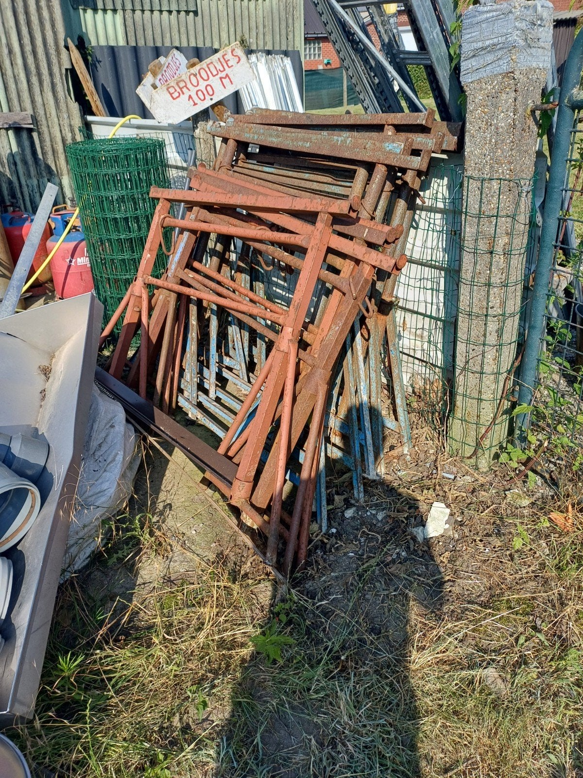 Stellingen, Doe-het-zelf en Bouw, Steigers, Ophalen
