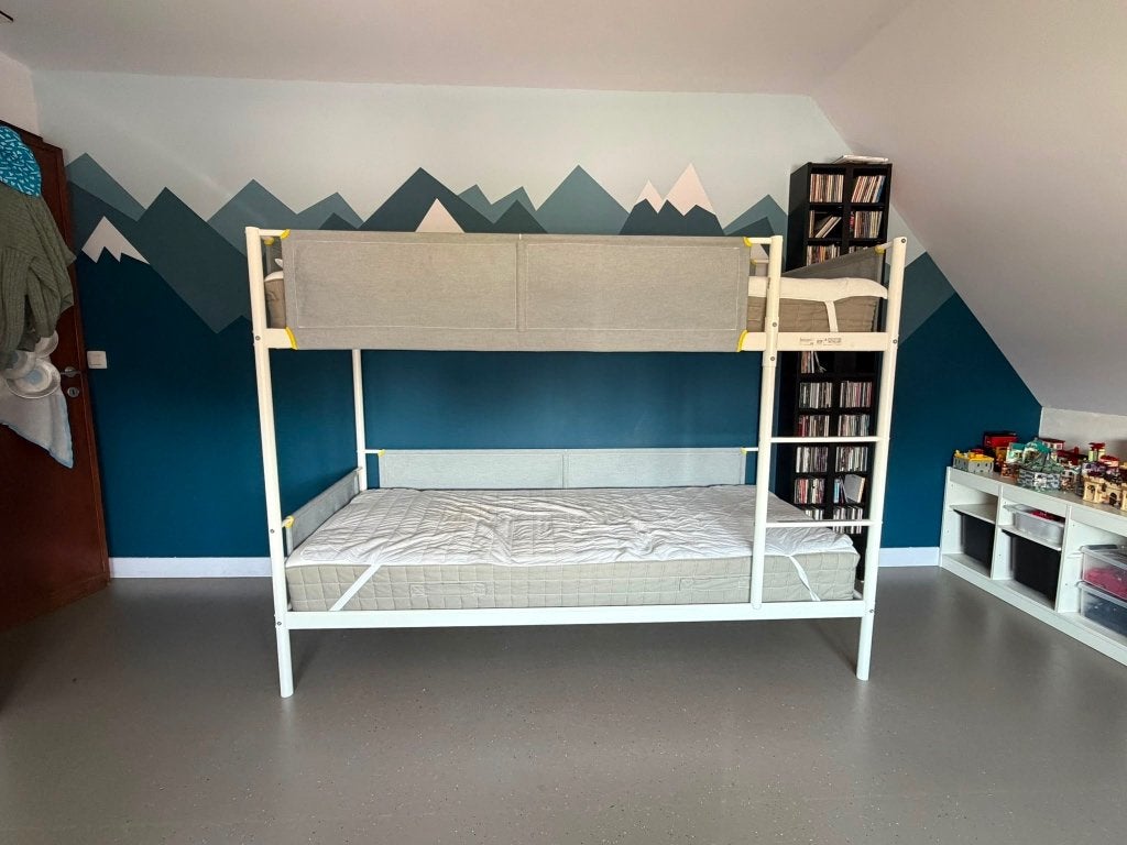 Stapelbed Vitval (ikea), Ophalen, 90 cm, Eenpersoons, 160 tot 180 cm