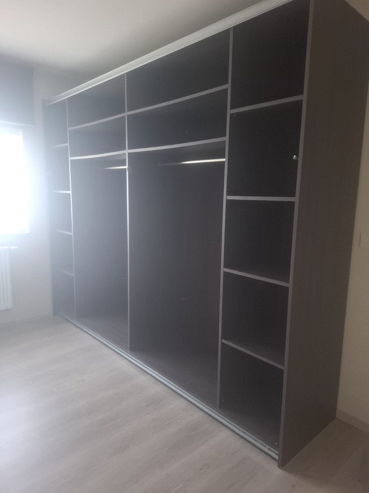 Kleerkast groot, Huis en Inrichting, Kasten | Kleerkasten, Ophalen, Met deur(en), Gebruikt, 200 cm of meer