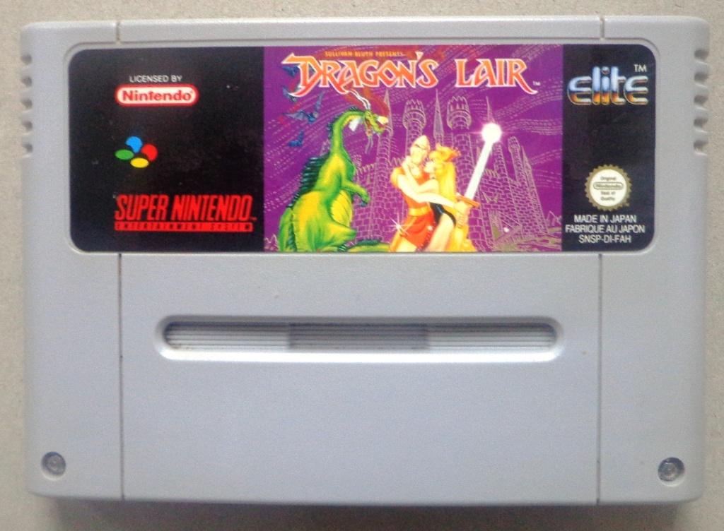 Dragon's Lair Elite voor de Europese Super Nintendo, Games en Spelcomputers, Games | Nintendo Super NES, Ophalen of Verzenden