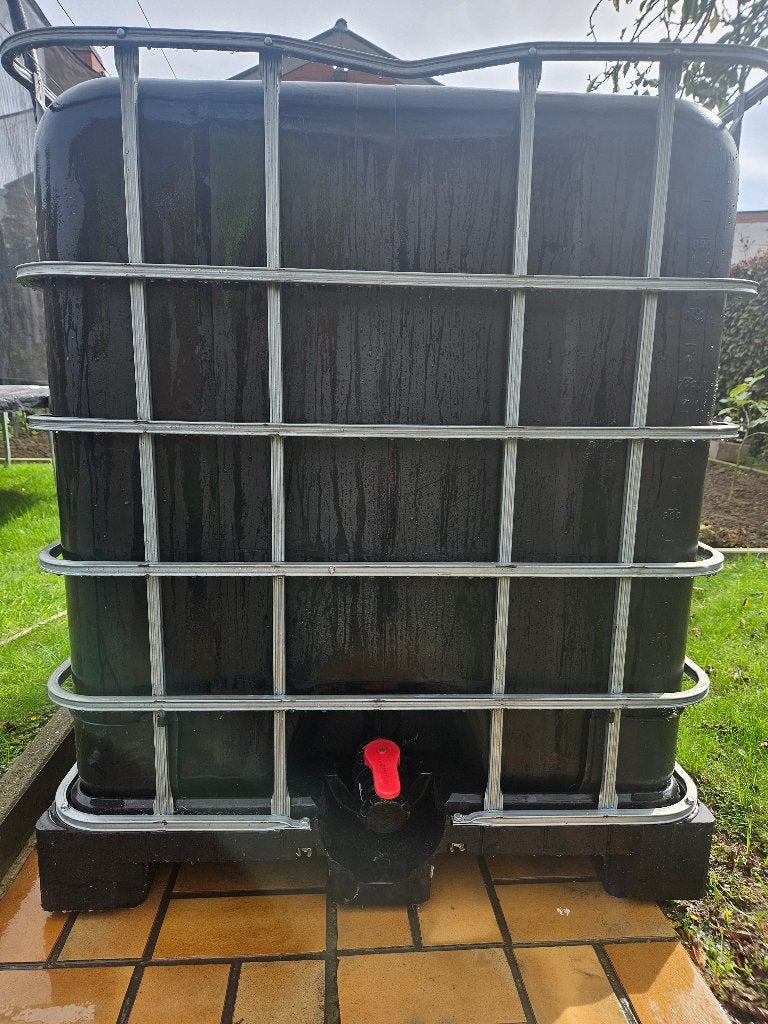 Ibc container, Tuin en Terras, Ophalen, Kunststof, Met kraantje, 150 liter of meer