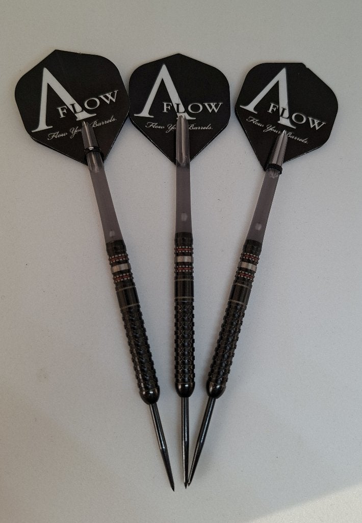 Darts pijlen Dynasty A-Flow Berry Van Peer Bionic 3 95% 23gr, Enlèvement ou Envoi, Utilisé, Fléchettes