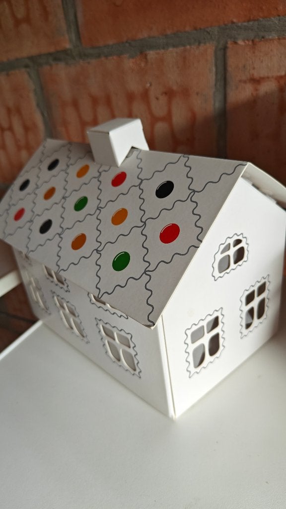 Kerst - "peperkoekenhuisje", Ophalen, Zo goed als nieuw