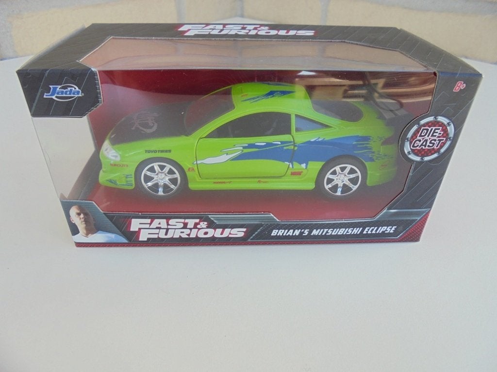 Fast & Furious Brian's Mitsubishi Eclipse, Hobby & Loisirs créatifs, Voitures miniatures | 1:32, Enlèvement ou Envoi, Neuf, Voiture