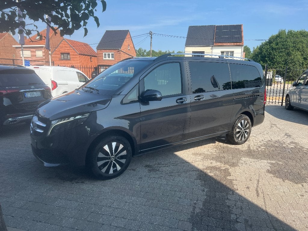 MERCEDES V250CDI L2 DUBBEL-CABINE 4 MATIC, Autos, Camionnettes & Utilitaires, Cuir, Argent ou Gris, Achat, 6 portes