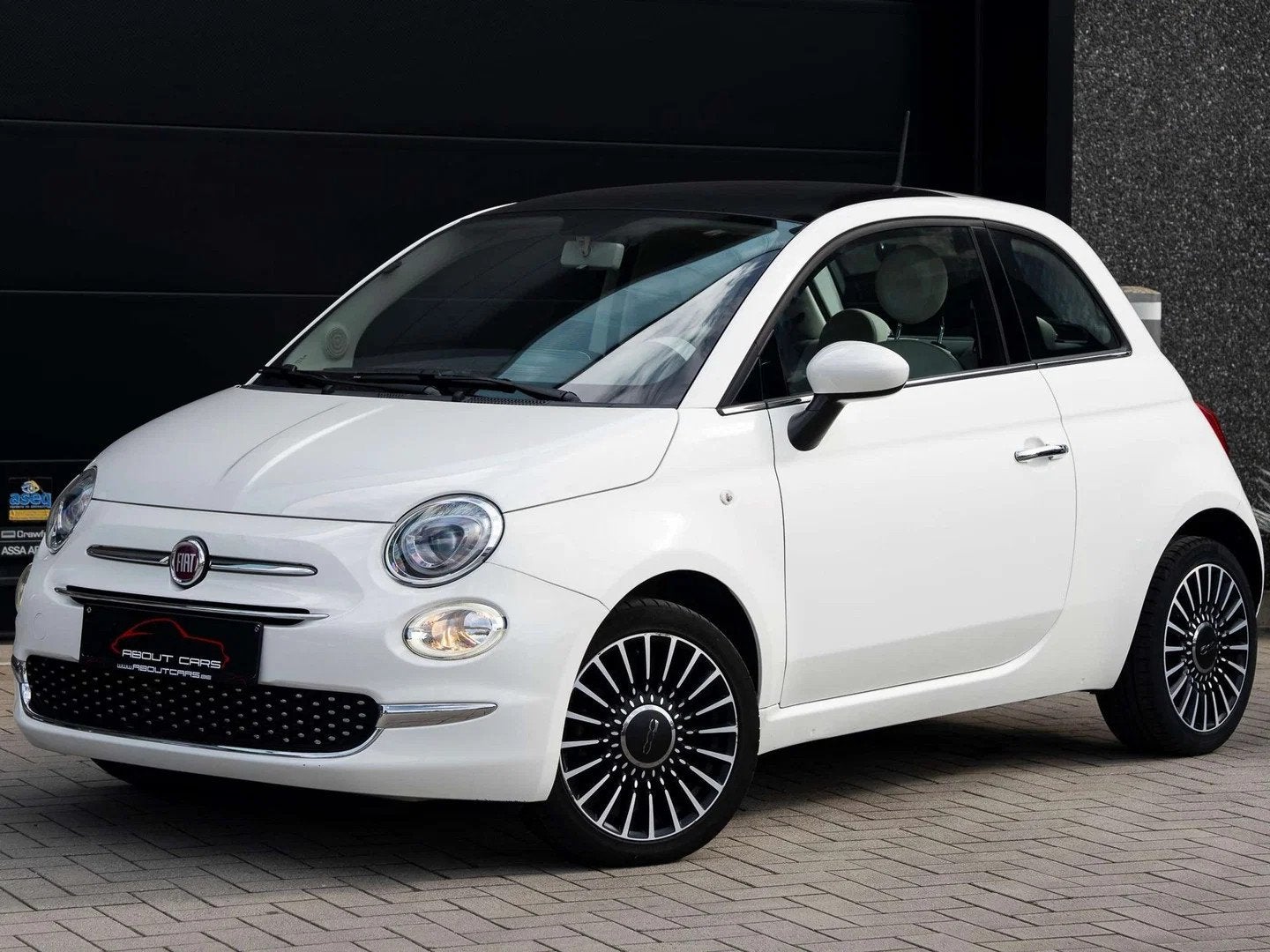 Fiat 500 Lounge 500 1.2i * Nieuwstaat * (bj 2018), Auto's, 4 zetels, Gebruikt, 4 cilinders, Wit
