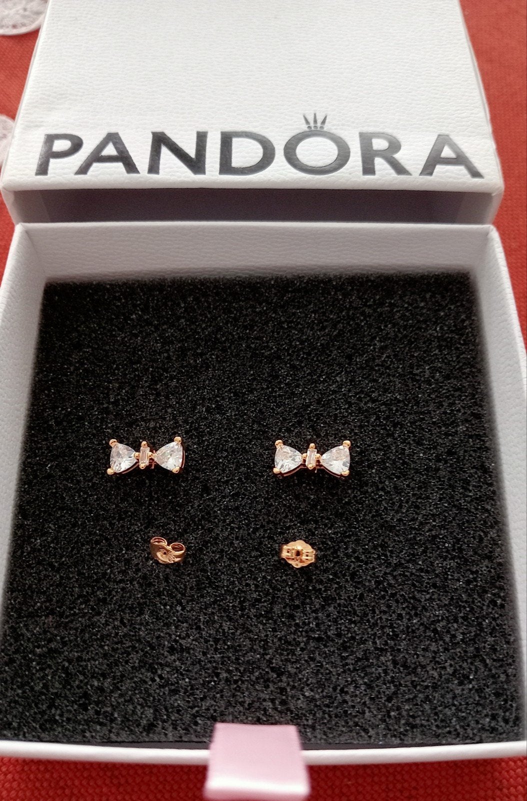 Pandora oorknopjes., Handtassen en Accessoires, Ophalen, Overige materialen, Zo goed als nieuw, Knopjes of Stekers