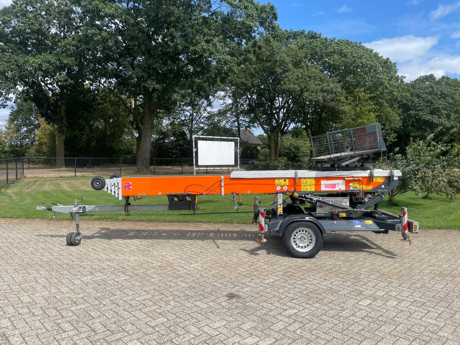 Paus ladderlift 18, 25, 31 meter verhuislift pannenlift, Enlèvement