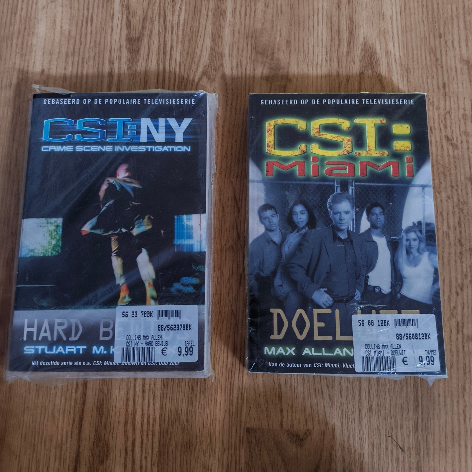 CSI NY en CSI miami, Boeken, Ophalen
