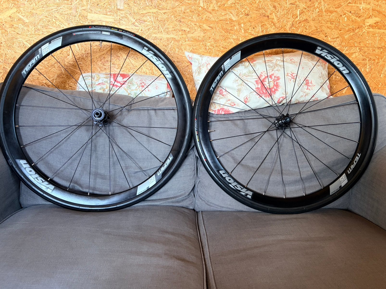 Wielset Vision team 35 + banden; beiden nieuw!, Fietsen en Brommers, Ophalen, Zo goed als nieuw, Carbon