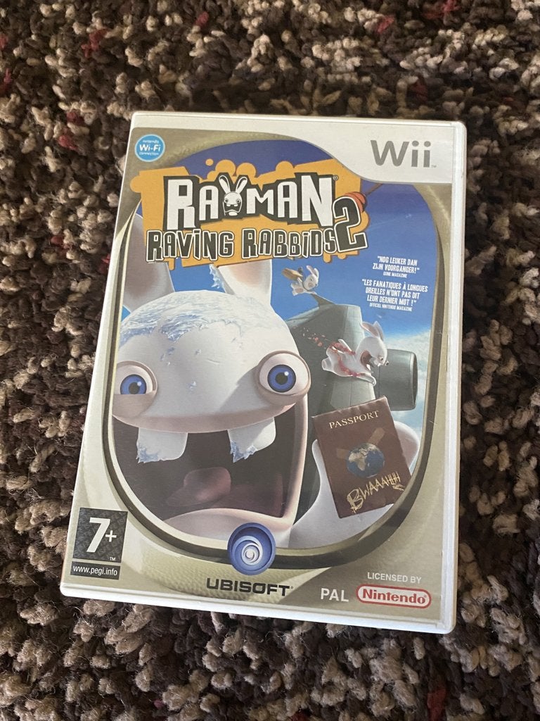 Rayman - Raving rabbits 2 voor Wii, Consoles de jeu & Jeux vidéo, À partir de 7 ans, Enlèvement, Utilisé, 3 joueurs ou plus