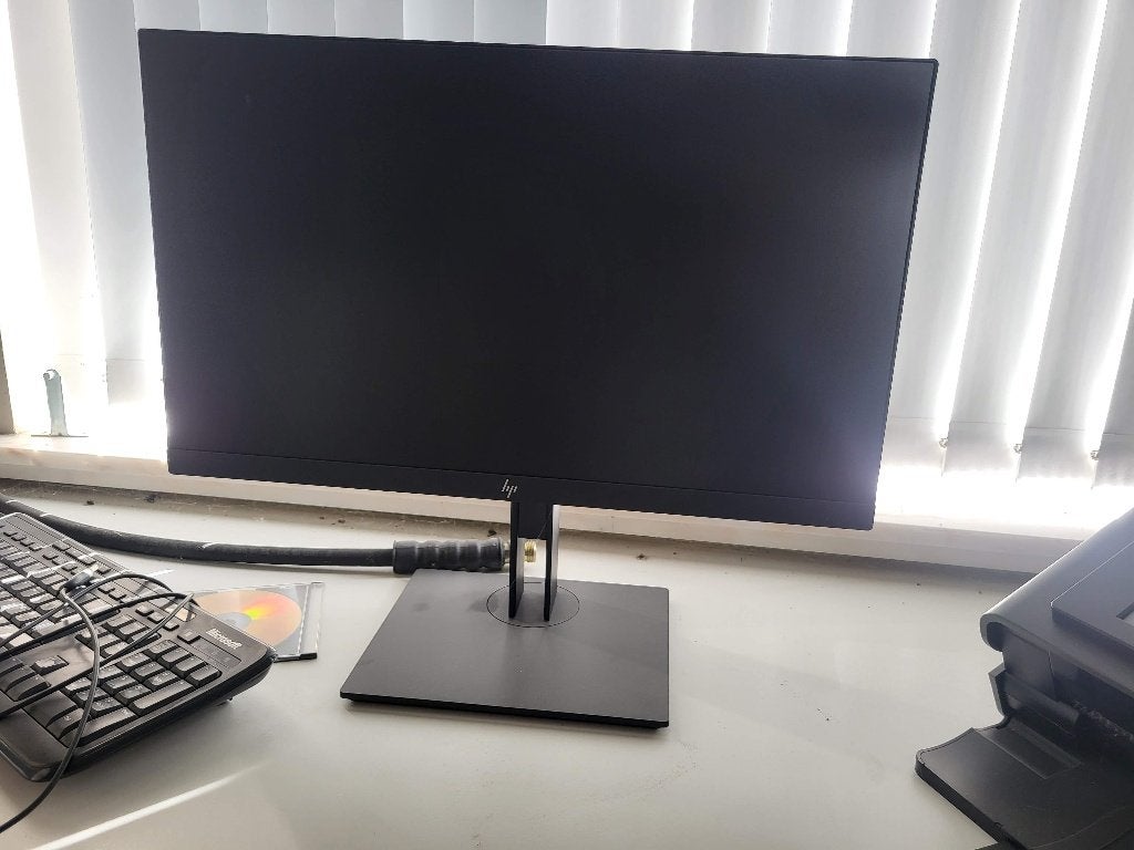 monitor 21.5'', Computers en Software, Ophalen, Hp, Gebruikt, Kantelbaar