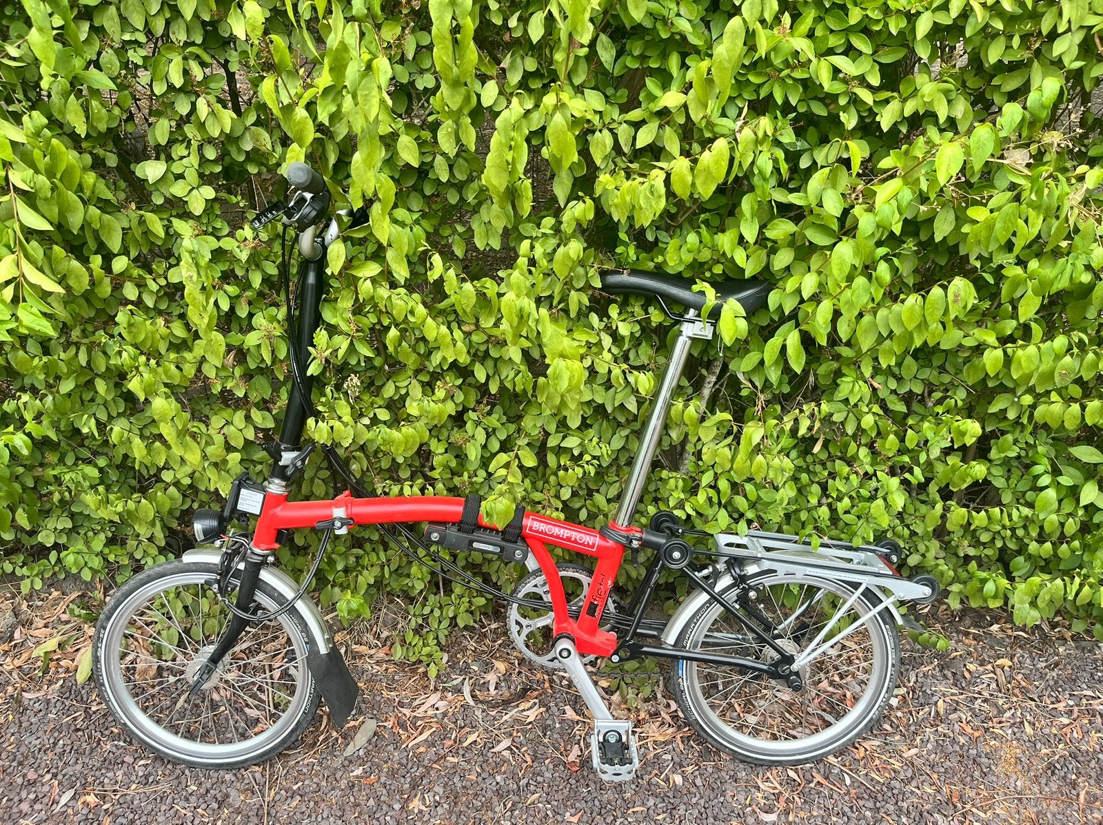 Brompton vouwfiets /plooifiets met 6 versnellingen, Ophalen, Brompton, Velgrem, 14 tot 16 inch