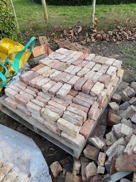 recup stenen, Doe-het-zelf en Bouw, Ophalen, Gebruikt, Bakstenen