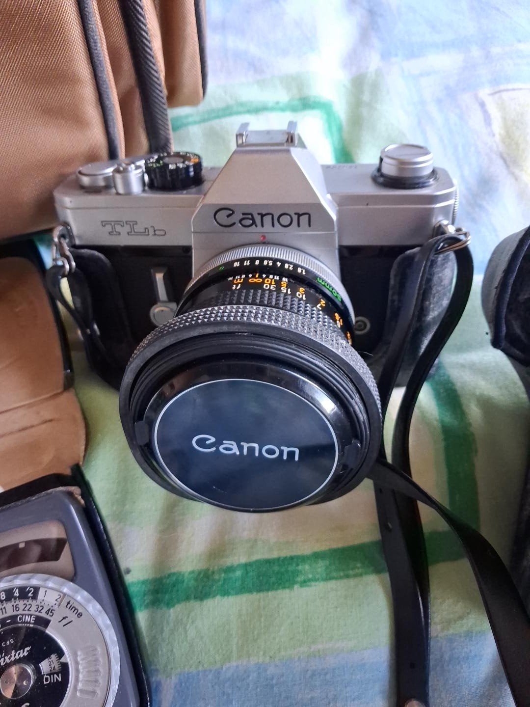Canon TLb cameraset met lenzen & accessoires, Enlèvement, Utilisé, Canon